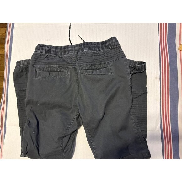 Men's Leftout Grey Moto Joggers Ring of Fire Size M - Picture 6 of 16